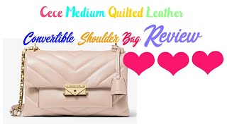 Michael Kors Cece Medium Quilted Leather Convertible Shoulder Bag review