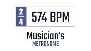 574 BPM - 2/4 - Metronome