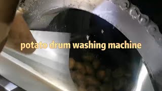 potato drum washing machine | sweet potato washer machine | cassava washer machine