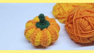 How to crochet holloween pumpkin | keychain | Easy Tutorial for Beginners | Pattern