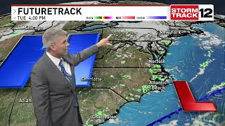 NC Meteorologist Les Still Is Tracking Some Showers Around To Start The Week