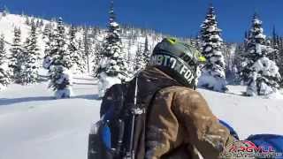 Argyll Motorsports Team Member AJ Prokiw Snowbiking with the ‪‎Yamaha‬ YZ450F and ‪‎Yeti Snow MX‬