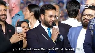 we have a guiness world record.