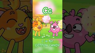 C is for Cotton Candy! Learn ABC with Baby Cars #babycars #abc #cottoncandy