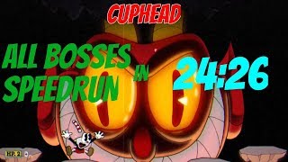 [Former World Record] All Bosses - 24:26 (Legacy) - Cuphead