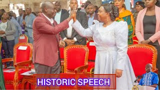 DP GACHAGUA'S WIFE PST. DORCAS MAKE HISTORIC SPEECH IN KIRINYAGA