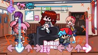 FNF MOD:Doki Doki Takeover Plus Update - Baka (FC) (Walkthrough/Baka/HARD)