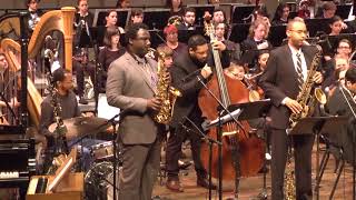 Brian Blade with the Loyola Symphony Orchestra