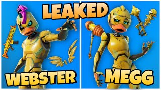 *Leaked* WEBSTER + MEG Fortnite Skins! (Showcase)