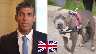 Rishi Sunak 'dangerous' American XL bully dog will be banned in the United Kingdom