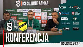 Konferencja prasowa: Świdniczanka vs Wieczysta Kraków | 27/10/2023