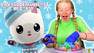 ¡❄️ La ciencia de la nieve de Gabby! Haz tu propio iglú 🥶 | LA CASA DE MUÑECAS DE GABBY | Netflix