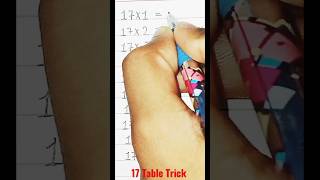 17 table trick | table trick of 17 | 17 ka table trick | #table #tables #short #ytshorts #shorts