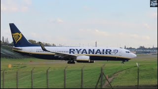 RYANAIR Boing 737-Max 8-200 Rady for Departure going to Fuerteventura from UK international Airport