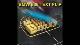 BMW E36 Text flip LINK IN DESCRIPTION