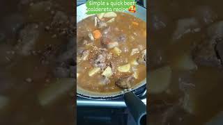 Simple & Easy Beef Caldereta Recipe