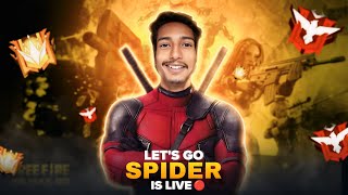 MISSION GRANDMASTER     FREE FIRE || SPIDER IS LIVE NOW