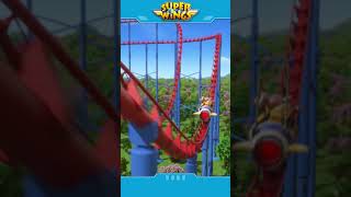 [SUPERWINGS #shorts] Jump on the Rollercoaster! | Superwings Electric Heroes #superwings #jett