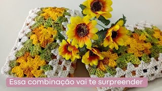 4/5 Produção de par de tapetes/ Tapete Chamariz da @Crochedarayatelie / Acertei na combinação