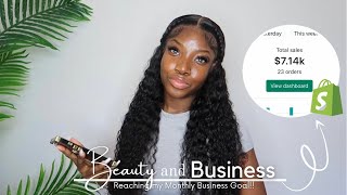 BEAUTY & BUSINESS : Reaching Monthly Business Revenue Goal in LESS then 14 Days?! | Lou xoxo