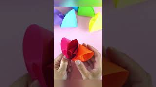 How to make rainbow paper toys /Cool Craft Idea / #toy #craft #5minutecrafts #diy