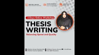 Learn Professional Thesis Writing: Balancing Speed and Quality