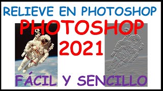 ✅💥🔥 Crear una imagen de ALTO RELIEVE en PHOTOSHOP | La opción RELIEVE de PHOTOSHOP (EJERCICIO 10)