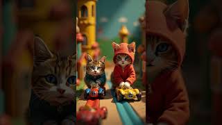 Talking Cats Start a Car - A Funny Adventure!