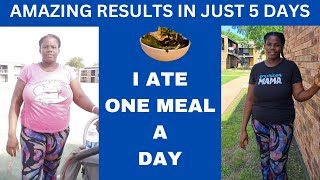 5 DAYS on the ONE MEAL A DAY Diet: The *SHOCKING* Results!