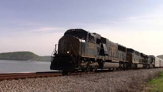 CSX Q580 with SD70MACe Leader @ New Hope, TN 4/20/2022