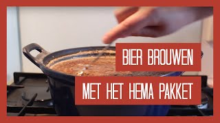 Bier brouwen met het Hema bierbrouwpakket