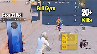 Poco X3 Test Game 4 Finger Full Gyro 🔥 Solo Vs Squad 😍 Arbi Lobby!!