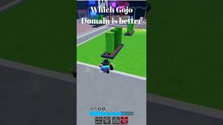 Which Gojo Domain is better? #roblox #animeroblox #animeedit #robloxanime #robloxedit #jujutsukaisen