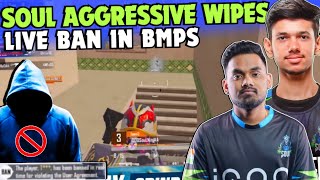 iQOOSouL Aggressive Wipes 😳 This Player Live BAN in BMPS 🚫 Nakul vs Spower 🔥 Team SouL 🚀