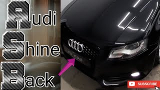 Dirty Audi Comes back in his Shine on stance car detailing studio kharian.