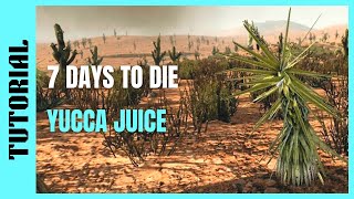 7 Days to Die | How To: Yucca Juice (Water in Desert) [Beginners Guide] - PC/PS4/XB1