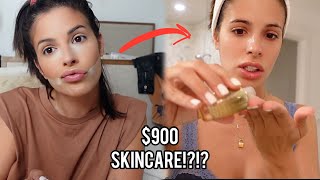 Trying a $900 SkinCare Routine... NOT approved by Hyram.. VLOGMAS!