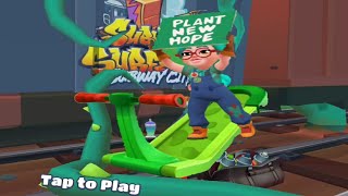 Subway Surfers only jump on the train GAMEPLAY PC HD P907 all character Rain Garden Outfit - Friv4T