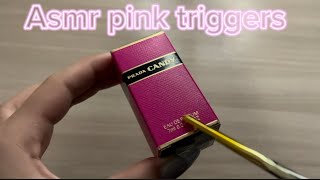 Асмр розовые триггеры💖 Asmr pink triggers and tracing