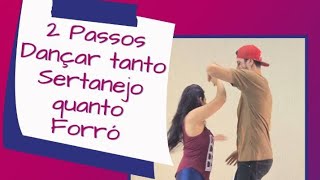 2 passos pra Dançar tanto Sertanejo quanto Forró #shorts