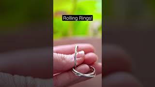 These interlocked rolling rings are perfect to #fidget with!