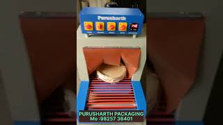 shrink wrapping machine // areca plates packing machine // paper plates packing machine