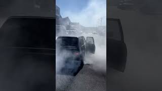 Rwd Golf 1 doing a burnout 🔥