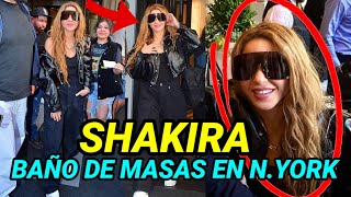 Shakira VUELVE A PARALIZAR Nueva York a su salida del Hotel Mark en la Gran Manzana