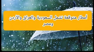 تقلبات جوية يصحبها هطول المطر تشمل السعودية والعراق والأردن ومصر