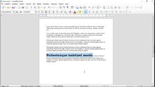 LibreOffice Writer (5): taglia, copia, incolla e clona formattazione