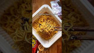 trying japanese flavors instant noodle (grilled eel) #japanesefood #noodles #food #炒麵王