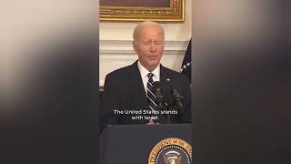 President Joe Biden Speaks Fully Support #israel @PlaynowYo #viralvideo #joebiden #biden