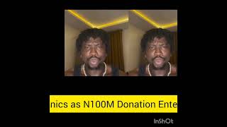 Verydarkman Panics as N100M Donation Enters in His NGO Account, Calls on Zenith Bank