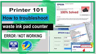 How to Reset your Epson L120 Printer if the Adjustment Program is not working?